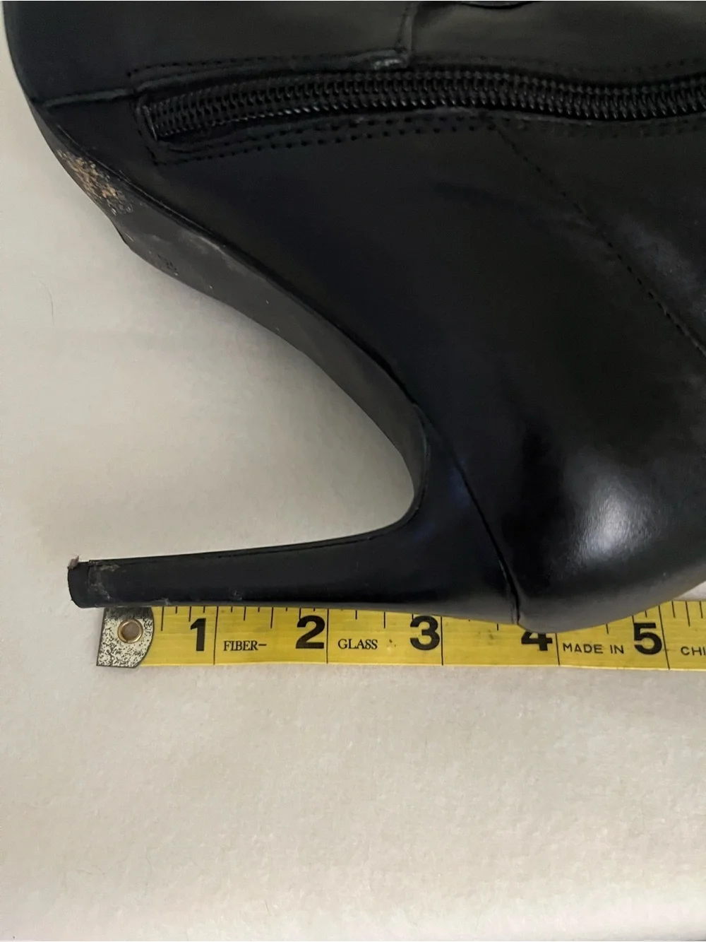 Ralph Lauren Black Leather Over-the-Knee Boots
